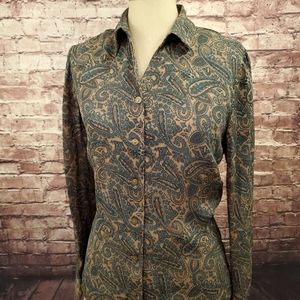 Ladies Paisley Blouse ~ NWT
